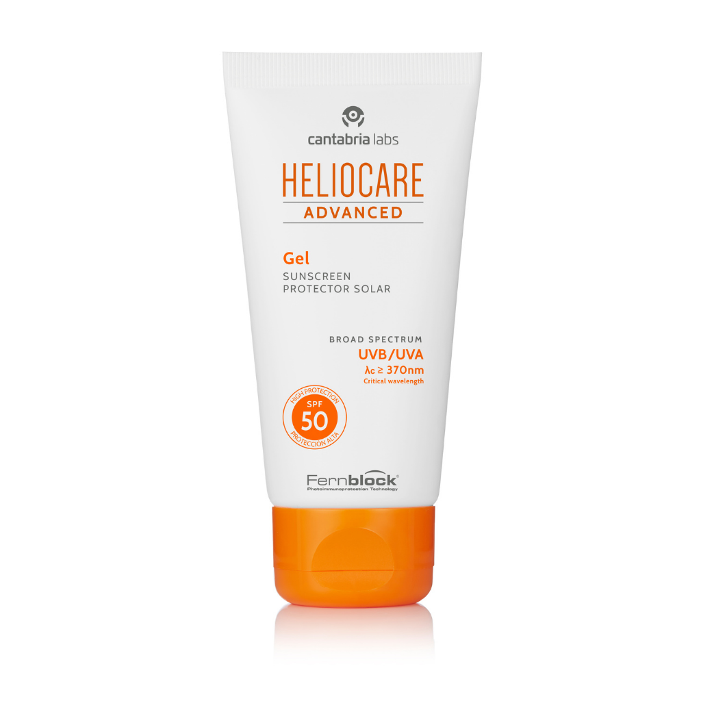Heliocare Advanced Gel Sunscreen SPF50 with Fernblock for UVA and UVB protection 
