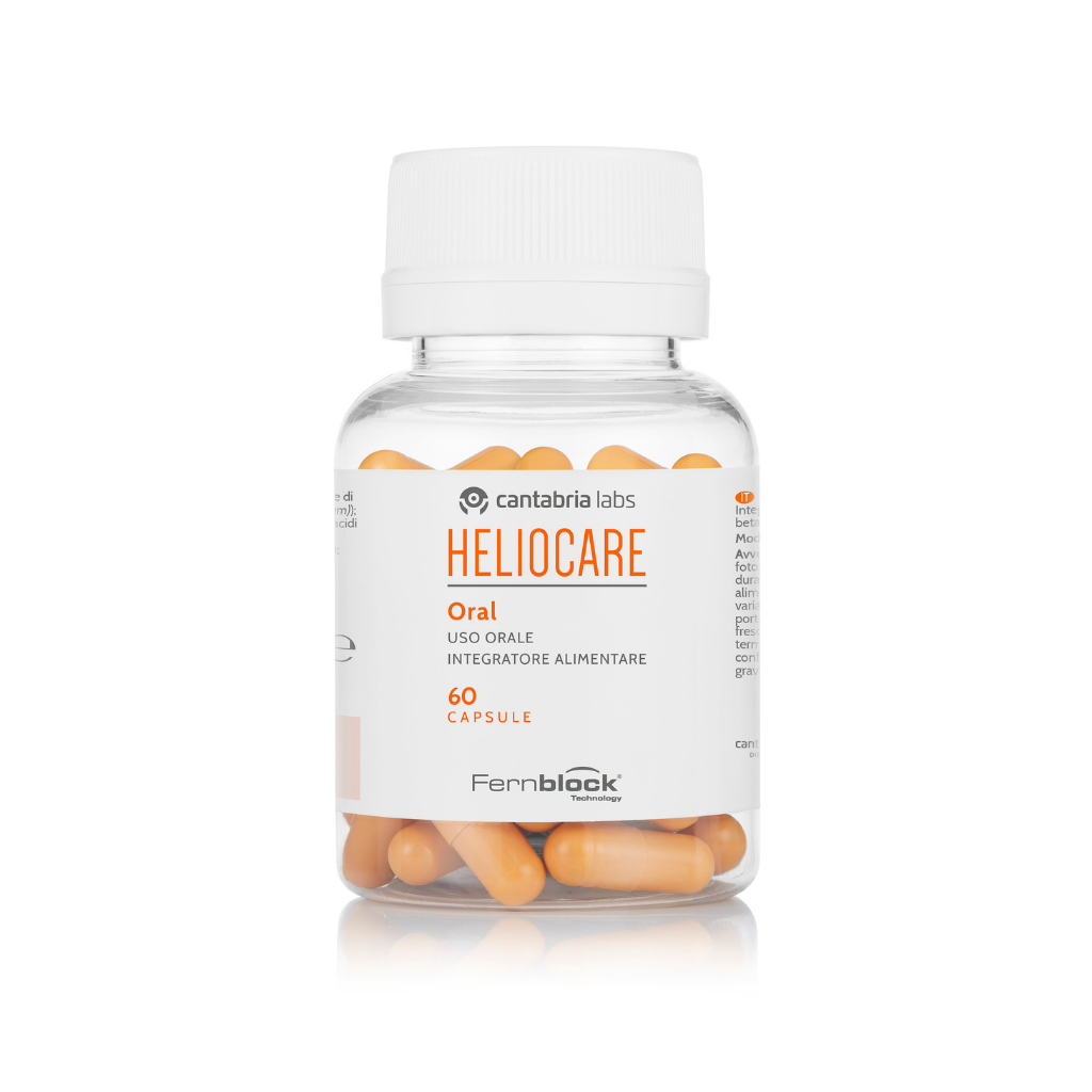 Heliocare sunscreen capsules with fernblock for skin health dietary supplements for skin protection from the sun