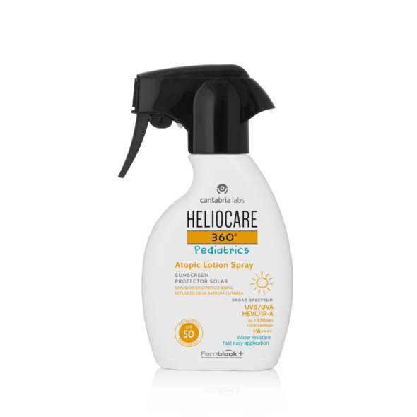 Heliocare 360 pediatrics atopic Sunscreen SPF50+ with Fernblock for children with sensitive skin or atopic skin 