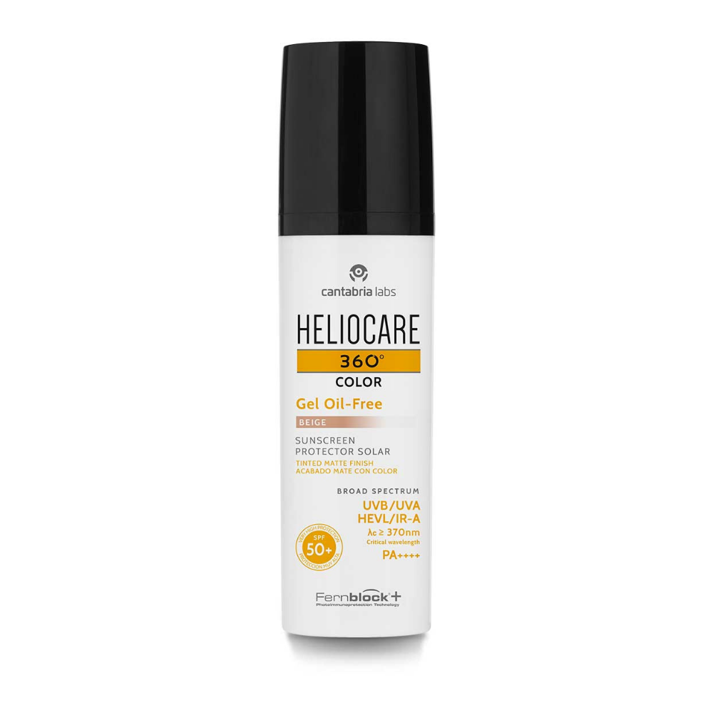 Heliocare 360 Colour Gel Oil Free Beige topical sunscreen foundation BB Cream